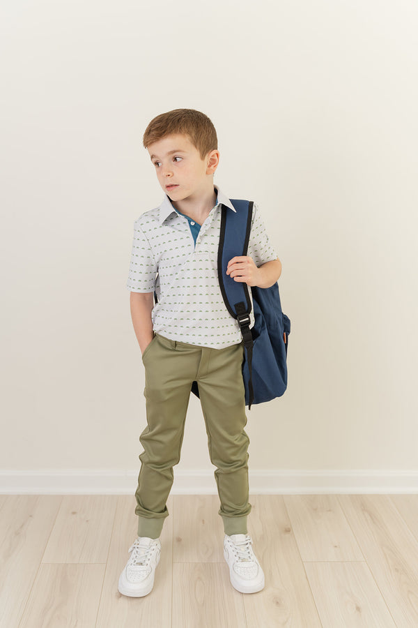 Play All Day Pant- Olive Green
