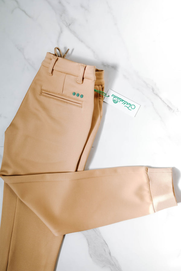 khaki kids golf pants