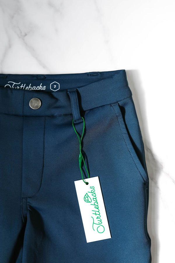 blue youth golf pants