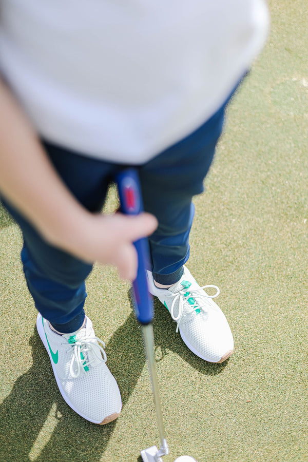 navy kids golf pants